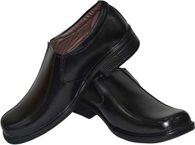 

Human Steps Big Size Slip On Shoes For Men(Black)