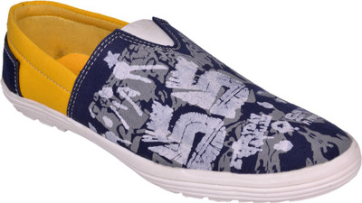 

Knoos Canvas Shoes For Men(Blue