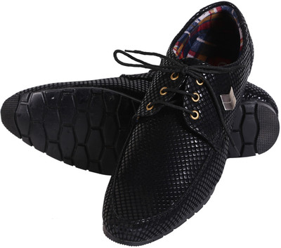 

Quarks Party Casual Shoes For Men(Black