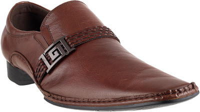 

Mochi J Fontini Slip On Shoes For Men(Brown, 23;tan