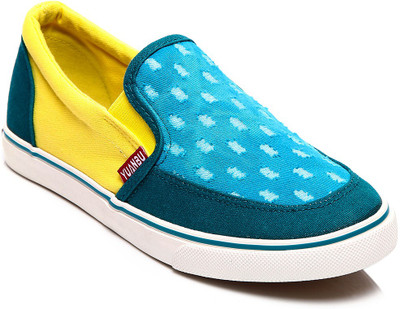 

Nell W-724 Canvas Shoes For Women(Blue)