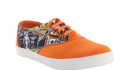 

Zoxr NA Canvas Shoes For Men(Orange)