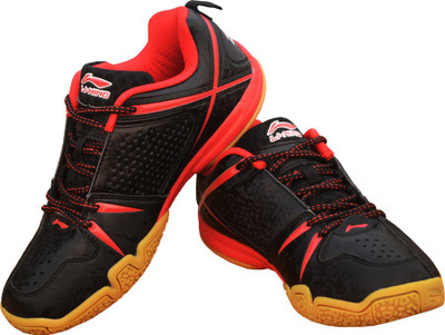 

Li-Ning Idol Black/Red Badminton Shoes For Men(Black, Red
