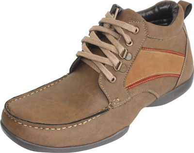

Alleviater Leather Shoes for Men Boots For Men(Tan)