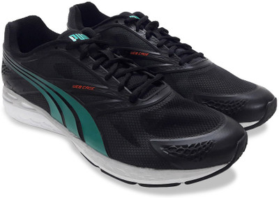

Puma Bioweb Speed Running Shoes For Men(Black, Black-pool green