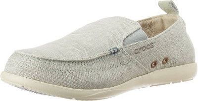 

Crocs Walu Chambray Loafers For Men(Grey, Desert sage/stucco