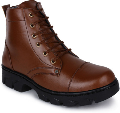 

BUWCH Buwch Casuals, Boots, Party Wear, Corporate Casuals For Men And Boys Brown Color Boots For Men(Brown