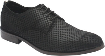

Bxxy Genuine Designer Suede Leather Party Wear Shoes For Men(Black