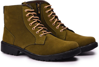 

Andrew Scott Men's Mehandi Boots For Men(Green