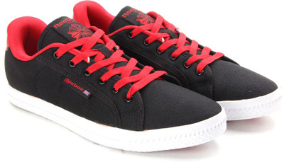 

REEBOK On Court Iii Lp Men Canavs Shoes For Men(Black, Maroon, Black/flred