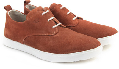 

United Colors of Benetton Men Corporate Casuals For Men(Brown, 901