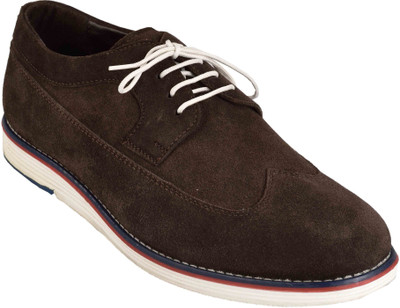 

Levanse Daily wear corporate casuals Corporate Casuals For Men(Brown, Matte brown