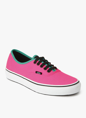 

Vans Authentic Sneakers For Men(Pink, Black, (brite) neon pink/black