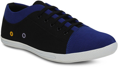 

Get Glamr Blue Canvas Shoes For Men(Blue)