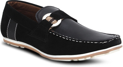 

Get Glamr Black Men's Loafers For Men(Black)