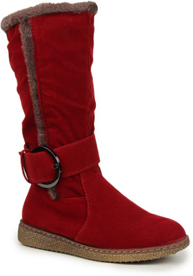 

Stylistry Maxis Sa3228-25relong1712 Boots For Women(Red