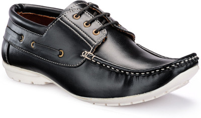 

Juan David W-1-BLACK Boat Shoes For Men(Black