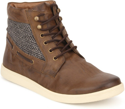 

Knotty Derby Justin Side Panel Boots For Men(Brown, Grey, Wood