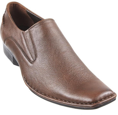 

Metro Formal Slip On Shoes For Men(Brown, 12;brown