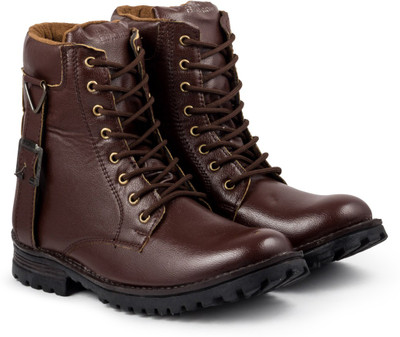 

Golden Sparrow Best Ankle Boots For Men(Brown