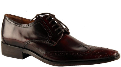 

Salt N Pepper Bunket Brown Lace Up Shoes For Men(Brown