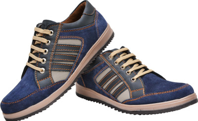 Contablue Wild Look Casual Shoes For Men(Blue