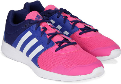 

ADIDAS ESSENTIAL FUN II W Training Shoes For Women(Navy, Pink, Shopur/ftwwht/boblue