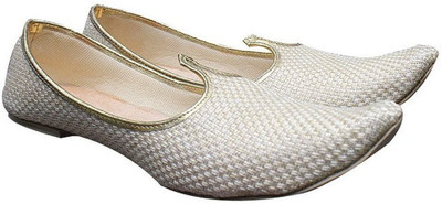 

Rajsahi Mojaris For Men(White