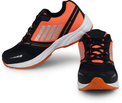 

Rexel Spelax Cricket Shoes For Men(Black, Orange, Blk/org