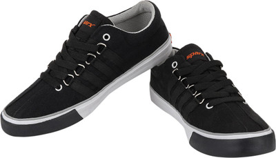11 OFF on SPARX Subtle Grace Canvas Shoes For Men White Black