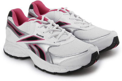 

REEBOK LIMO LP Running Shoes For Men(Pink, Silver, White, Wht/slv/pnk/blk
