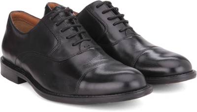 Clarks Dorset Boss Black Leather Formal Shoes