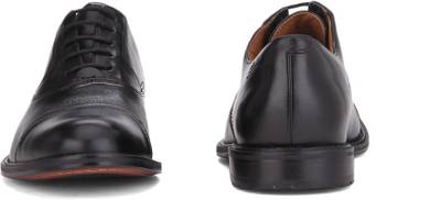 Clarks Dorset Boss Black Leather Formal Shoes