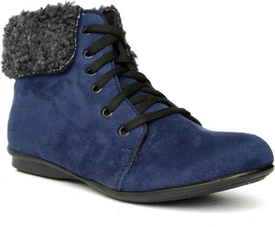 

Bruno Manetti Cannelita Boots For Women(Navy
