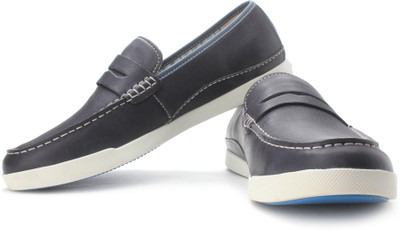 

Clarks Nadon Bay Loafers For Men(White, Blue, Navy leather
