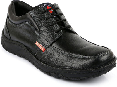 

Lee Cooper Men Genuine Leather Lace Up Shoes For Men(Black