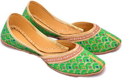 

Myra Party wear Jutis For Women(Green)