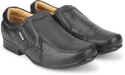 

Red Chief Leather Slip On shoes For Men(Black, G.black