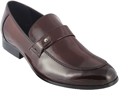 Metro Davinchi Slip On Shoes For Men(Brown, 12;brown