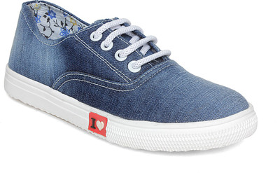 Vendoz Casuals For Women(Blue, Denim