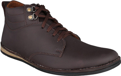 

Footrest Party Wear For Men(Brown