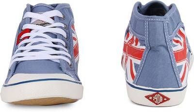 Lee Cooper Men Mid Ankle Canvas Sneakers