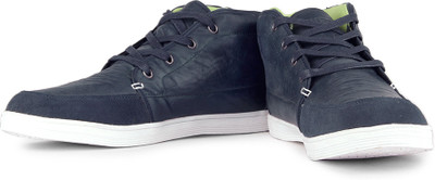 

Flippd Mid Ankle Sneakers For Men(Navy, Green, White