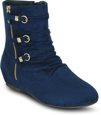 

Get Glamr Designer Tamaya Boots For Women(Blue)