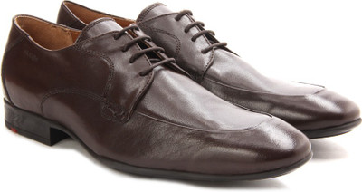

Ruosh Men Genuine Leather Lace Up Shoes For Men(Brown)