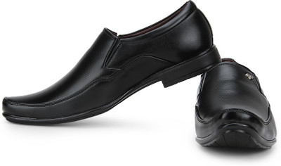 

Provogue Synthetic Slip On Shoes For Men(Black