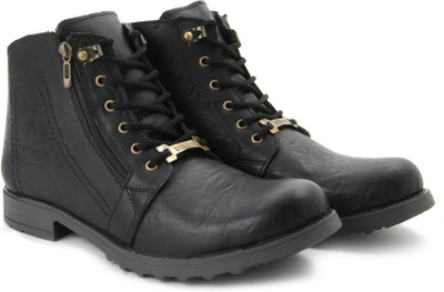 Andrew Scott Egyptian Boots For Men(Black)