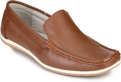

Luckyman Leather Loafers For Men(Brown), Brwon