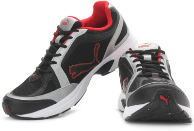 

Puma Ceylon II Ind Running Shoes For Men(Black, White, Red, Silver, 07;black;silver;high risk red