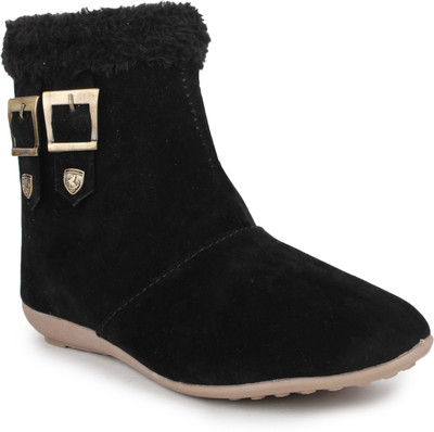 

Do Bhai Boots For Women(Black)